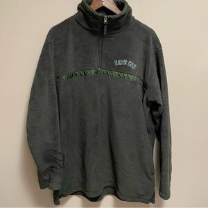 Imagine Outerwear Vintage 90s Green Fleece 1/4 Zip Pullover Men’s XXL Cape Cod
